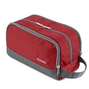 Travel Toiletry Bag Nylon, Dopp Kit Shaving Bag Toiletry Organizer Red🥳